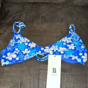 Blackbough Natalie scoop neck top in the color ocean child